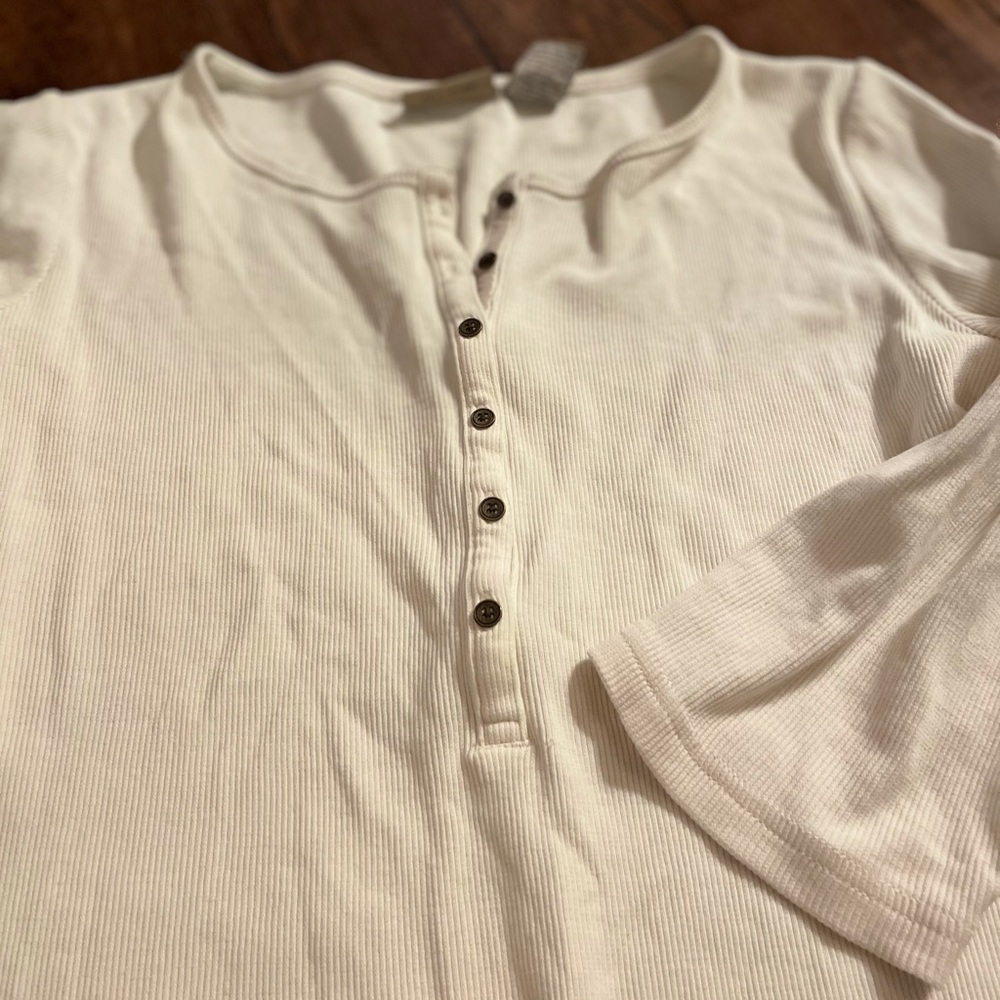 Cozy white long shirt